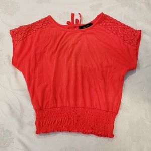 Girl's Coral Top